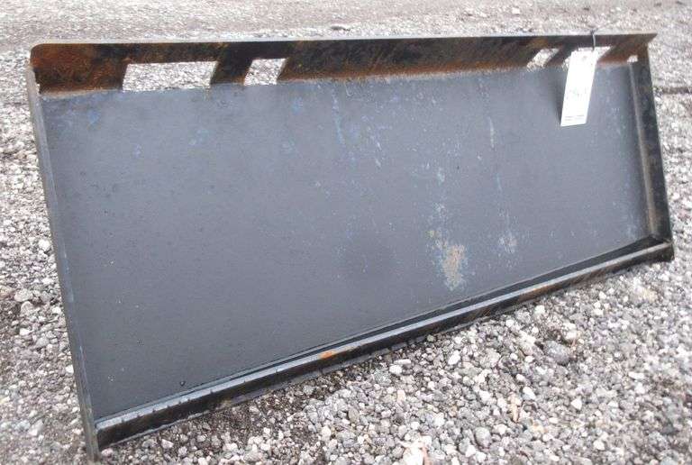 Weldable skid steer quick hitch plate, 45", new Albrecht Auction Service