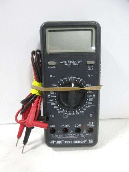 BK Test bench true RMS multimeter, works - Albrecht Auction Service