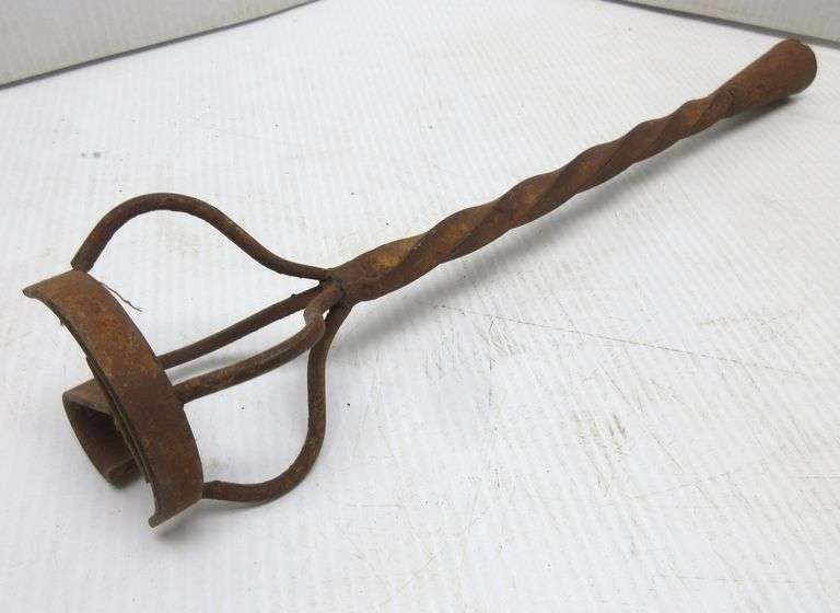 JBranding iron, J is 2 1/2"H, 15"L, used, solid Albrecht Auction Service