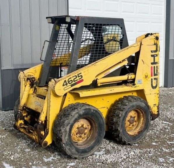 Gehl 4625 Skid Steer, Kubota Diesel Engine, Hand Controls, No