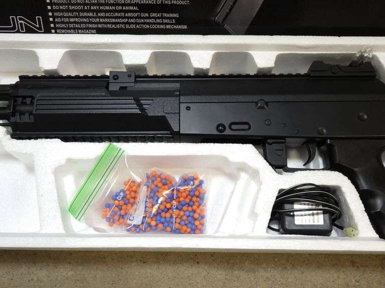 Full size model D12 airsoft rifle by BBTAC, modeled after the AK12