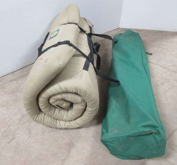 Cabelas camping cot with sleeping pad, cot 83" x 32", pad 2"Thick x