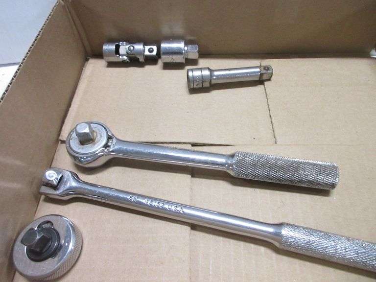 S&K tools, includes 1/2" drive breaker bar, 41652 USA; 1/2" Ratchet