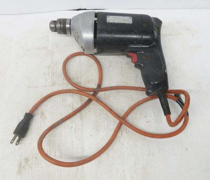 Craftsman 3/8" electric drill with chuck key, reversible, Model No. 315
