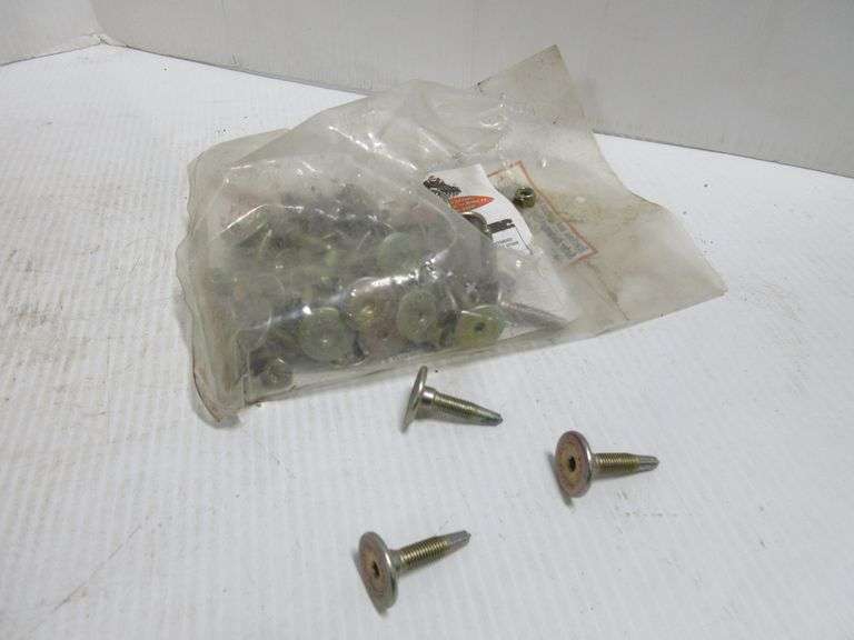 Assorted snowmobile studs and backers, many sizes, all NOS Albrecht