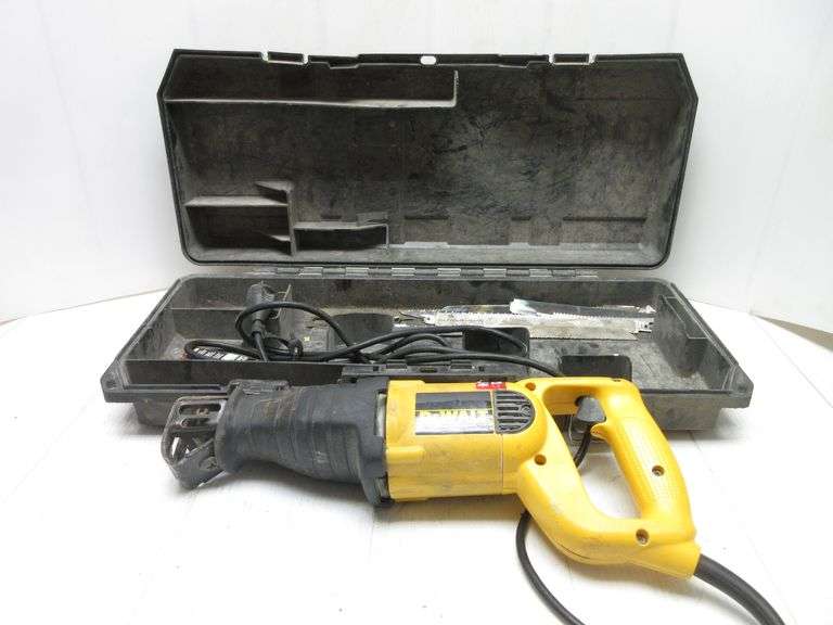DeWALT sawzall with case Albrecht Auction Service