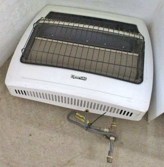 DynaGlo wall heater set with both natural gas and propane, manual