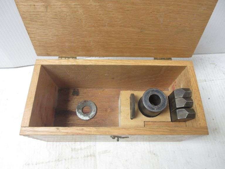 Blue Point machinist ridge reamer set in oak box, in nice condition