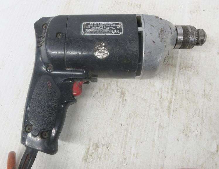Craftsman 3/8" electric drill with chuck key, reversible, Model No. 315