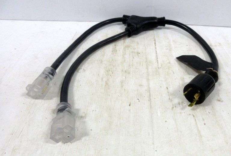 10Gauge generator extension cord splitter Albrecht Auction Service