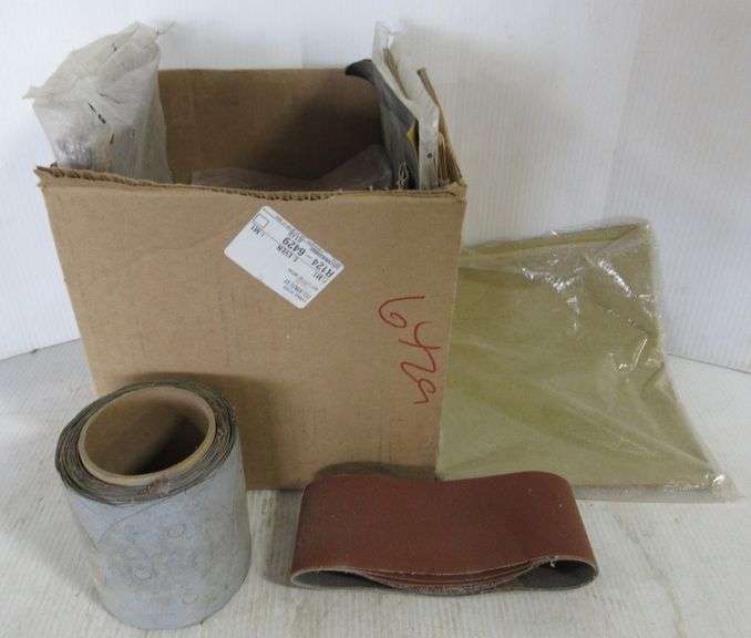 Assorted sandpaper Albrecht Auction Service