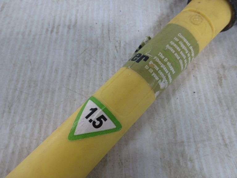 Fiberglass handle pickaxe, 10"W x 16"L, like new Albrecht Auction Service