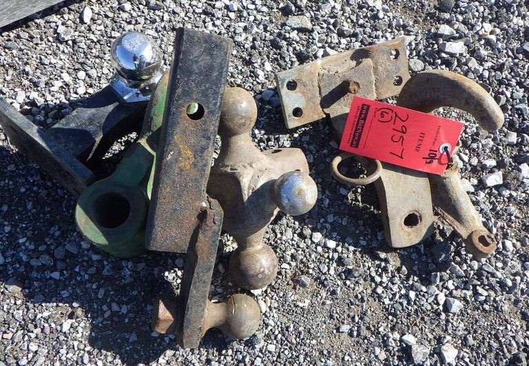 (6) Various hitches, used Albrecht Auction Service