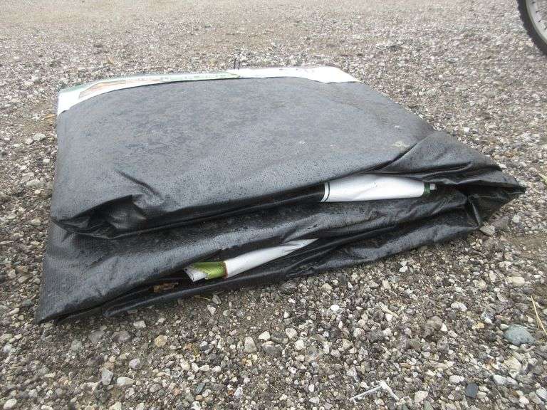 Billboard tarp, heavy duty weatherproof covering, 12' x 50', good, used