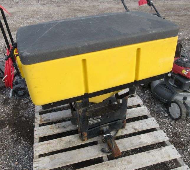 Snowex salt spreader, comes with controls and harness, works as it