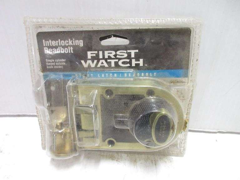 First watch interlocking deadbolt and sliding patio door lock