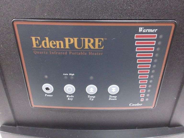 Edenpure quartz infrared portable heater, model A3705, 13"W x 19"D x 17
