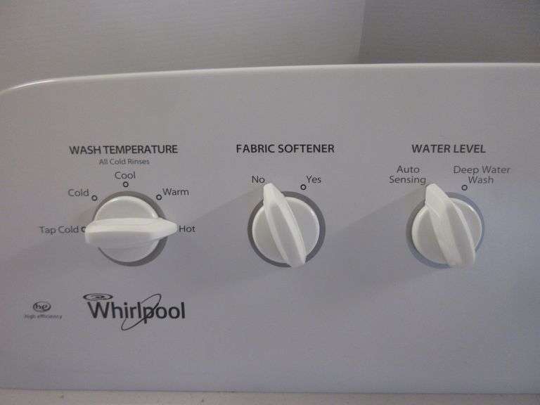 Whirlpool high efficiency washer, 27"W, great Albrecht Auction Service