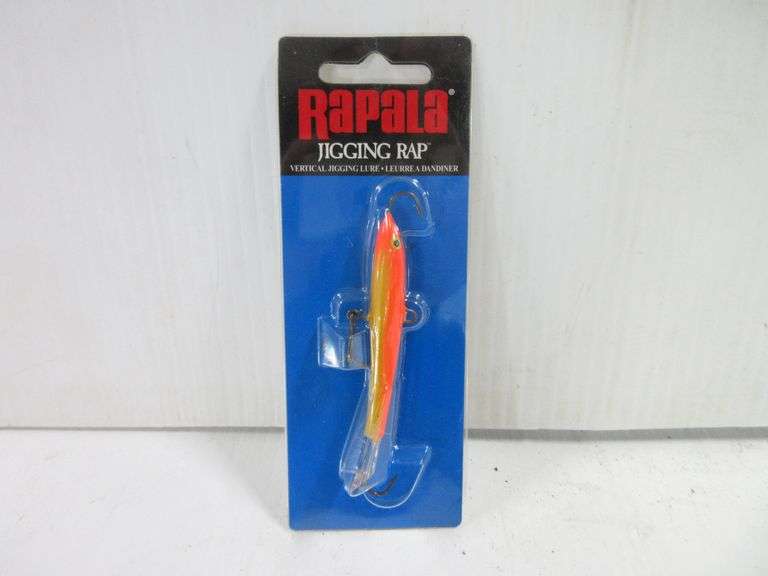 (17) Rapala ice fishing items, includes 4 Jigging Shad, 4 Slab, 4