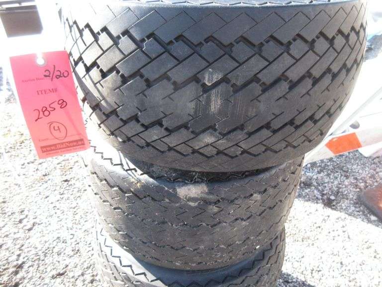 (4) Golf cart rims and tires, 4bolt rim pattern, fits EZGO club car