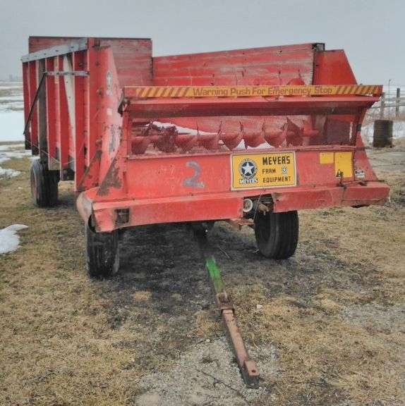Meyers Chopper Box with John Deere Running Gear Albrecht Auction Service