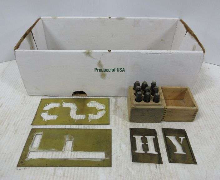 Brass stencils Albrecht Auction Service