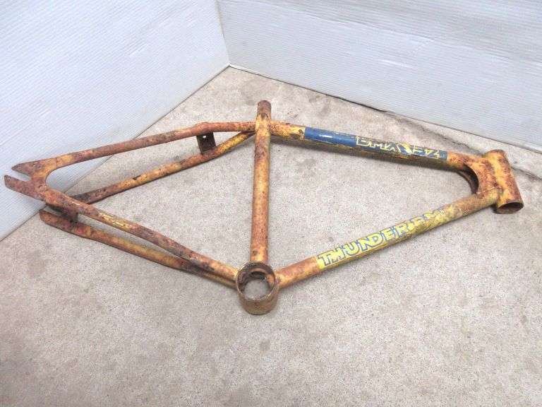 (2) Old BMX bike frames One Mongoose Expert Frame with Fork; One