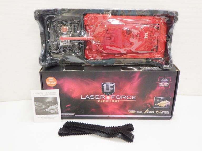 Laser Force RC Assault Tank, (12) tanks can battle, ages 10 and up