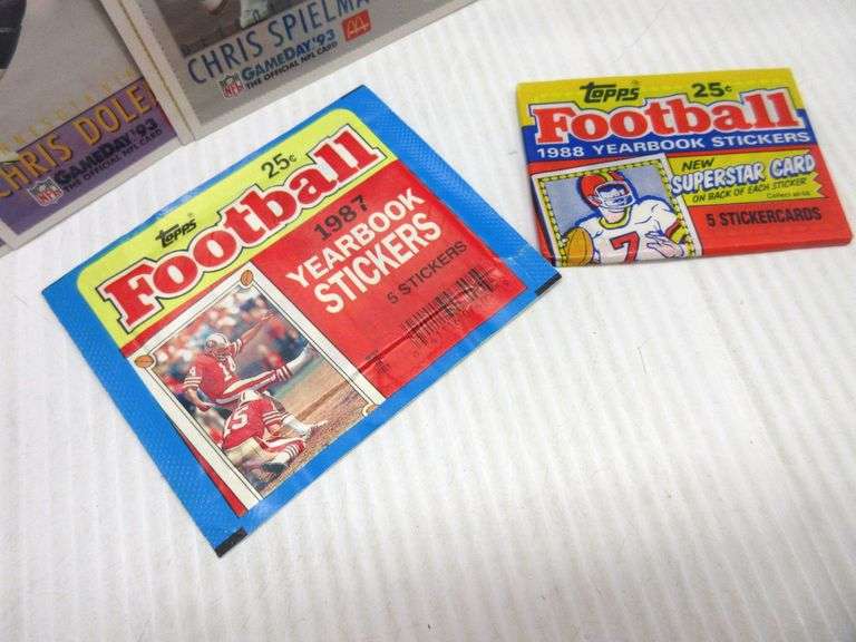 1993 NFL Gameday Collector Cards, uncut, (7) Sheets, 6Cards per sheet