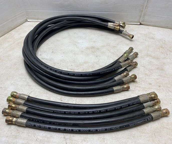 Hydraulic Western snow plow hoses ultramount MVP pump angle/wing, (5) 1