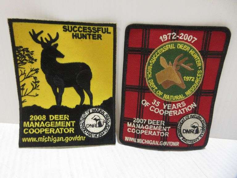 Michigan Successful Deer Hunter patches, 20072008, new Albrecht