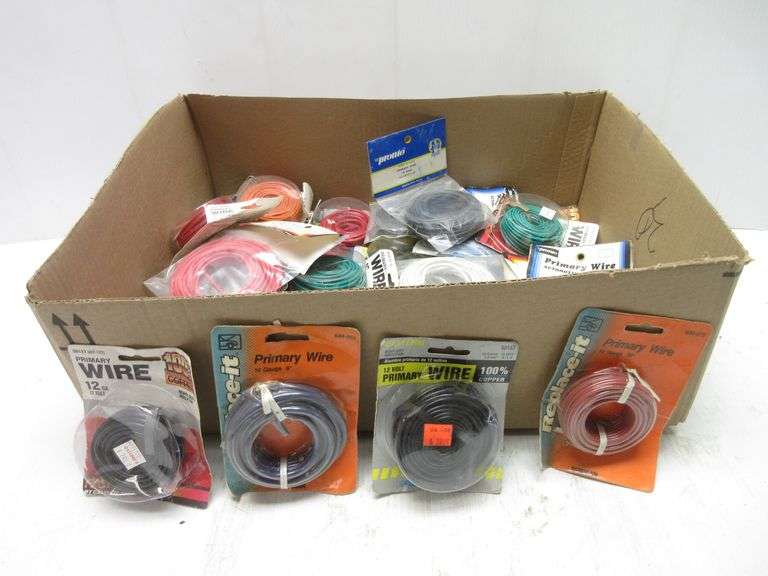 (30) Rolls of assorted automotive wire, new Albrecht Auction Service