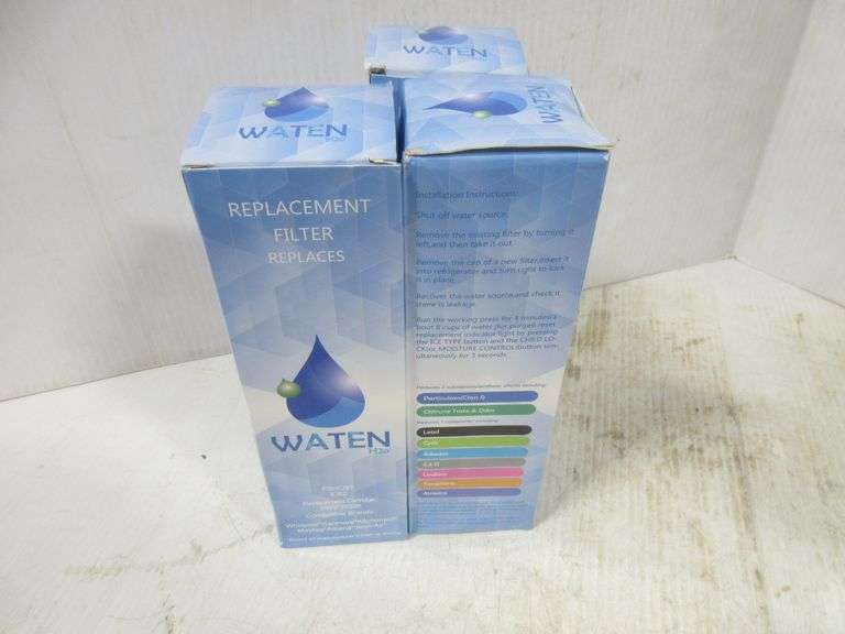 (6) Replacement filter cartridges for Whirlpool, Kenmore, Kitchenaid