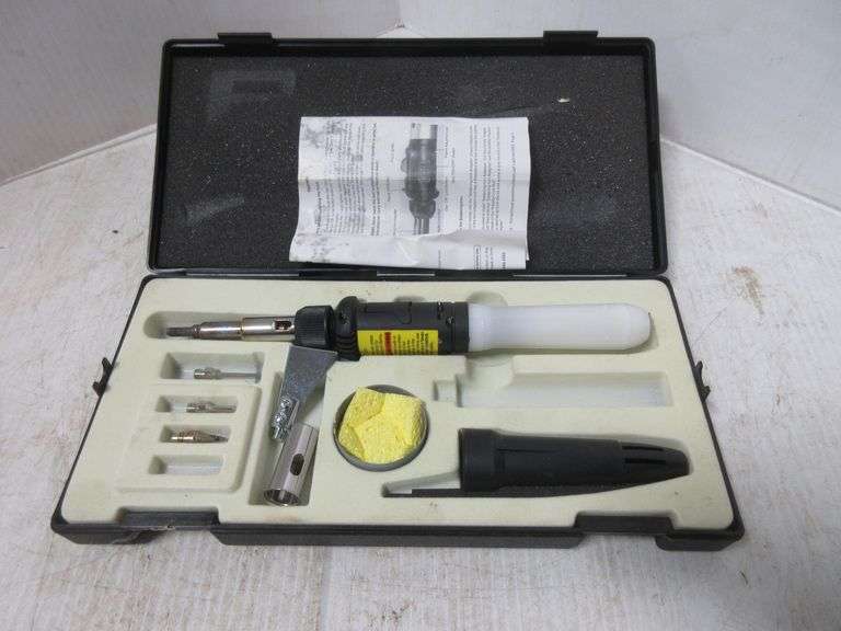 Soldering iron torch kit, used, good Albrecht Auction Service