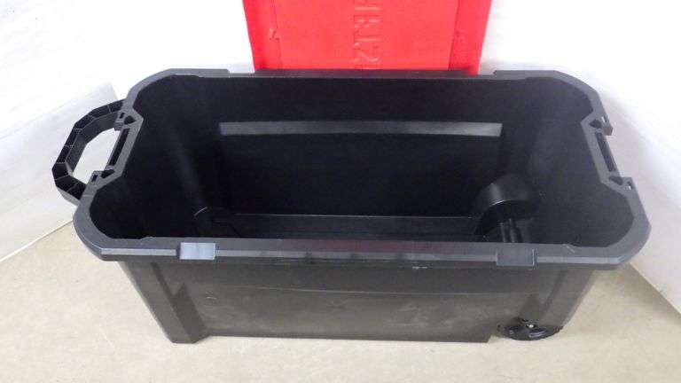Storage Bin Craftsman Tote With Wheels Storage Boxes Craftsman