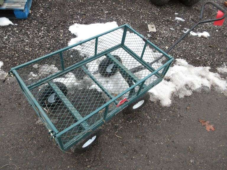 Groundwork utility cart, 21"W x 38"D, good Albrecht Auction Service