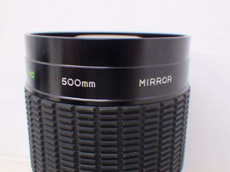 Kalimar 500mm folded optical camera lens with Canon adaptor, mirror