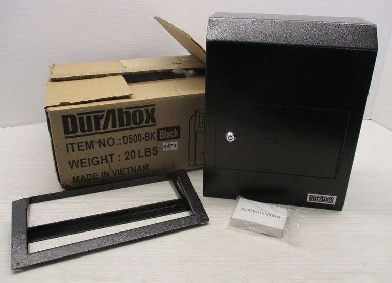 Durabox mailbox, D500BK, black in color, 16" box, in new condition