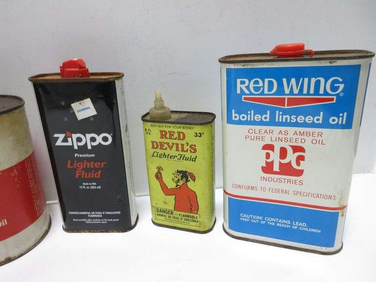 (7) Older cans, includes 1 Quart Shell Rotella Heavy Duty Motor Oil