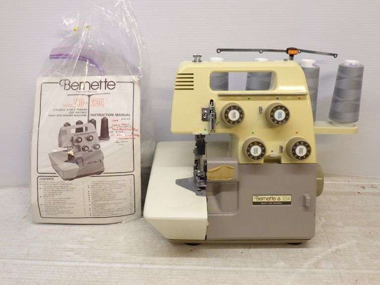 234 Overlock Sewing Machine, made for Bernina, works like it