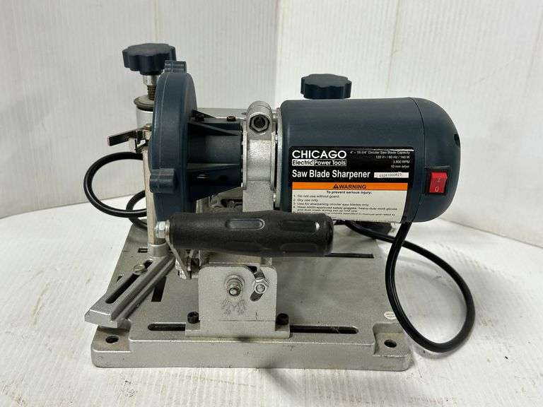 Chicago Electric saw blade sharpener, new, never used Albrecht