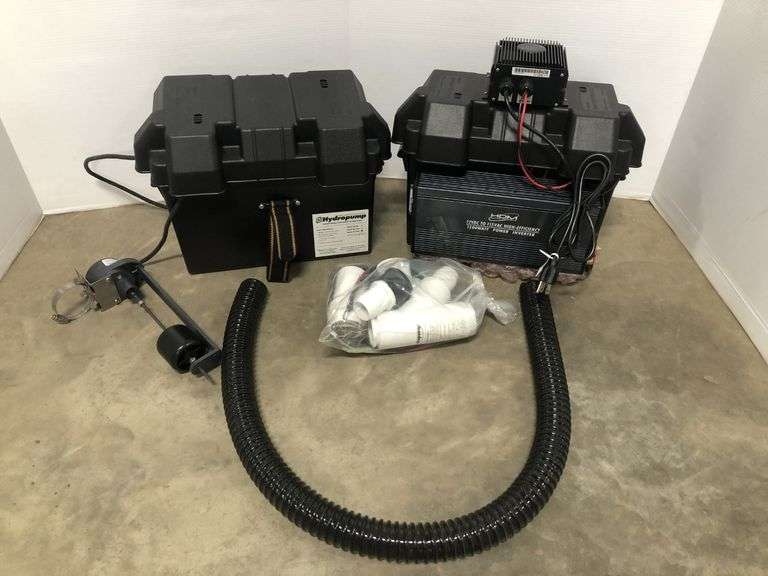 Hydro Pump battery powered backup sump pump and charging station, 1200W