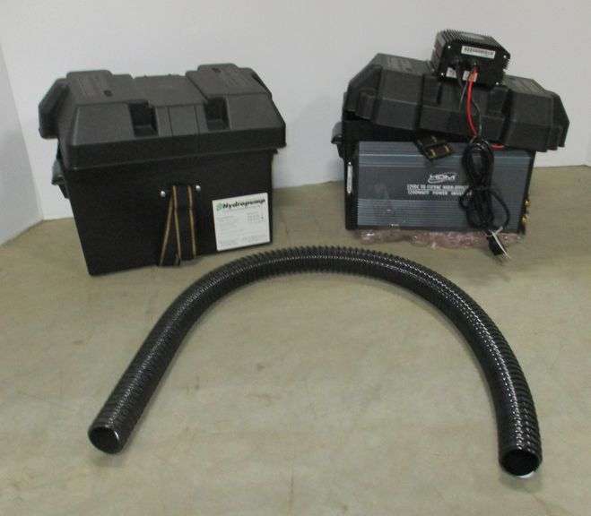 Hydro Pump battery powered backup sump pump and charging station, 1200W