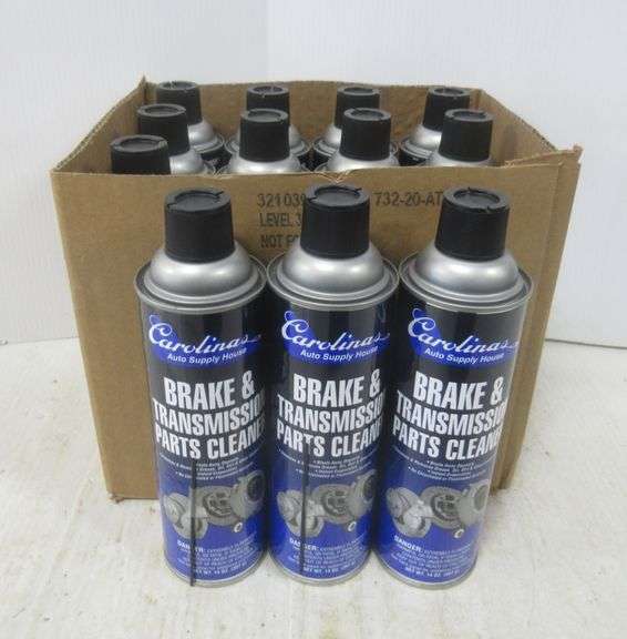 (12) Can's of 14 oz. brake transmission parts cleaner, new Albrecht