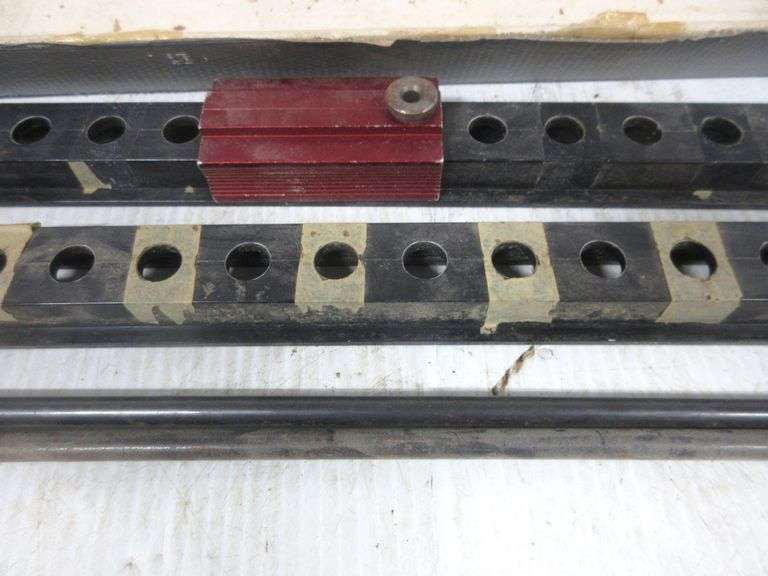 shelf peg jig, 4" x 24", in good condition Albrecht Auction