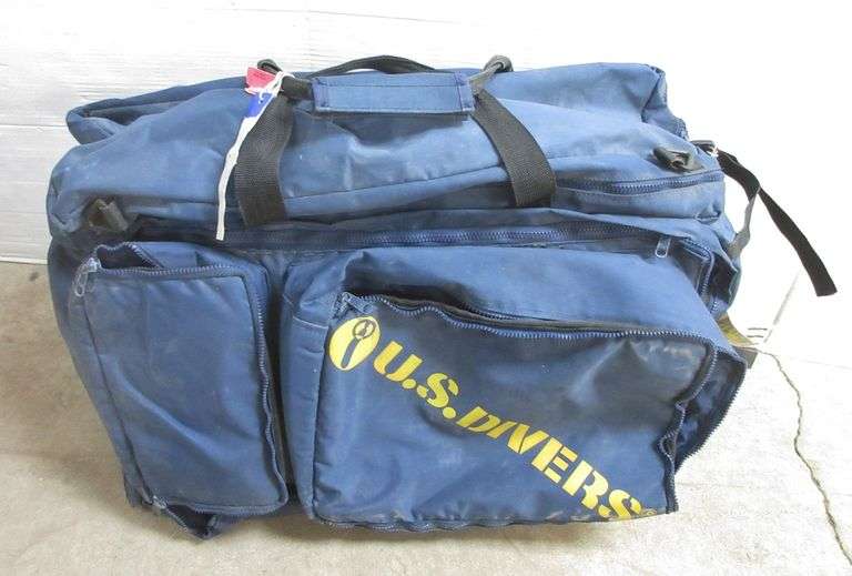 Divers bag with scuba gear, used Albrecht Auction Service