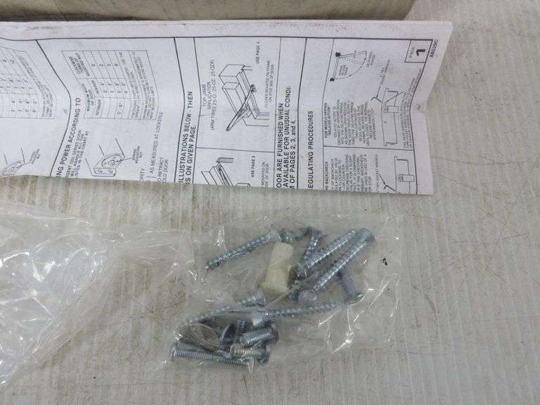 Sargent door, Closer Mo. 1230 and 1231 Powerglide Series with