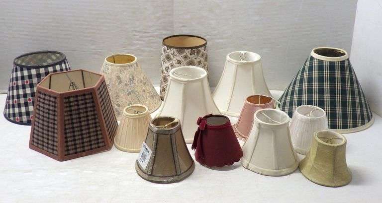 (14) Different country style lampshades, for small and medium sized ...