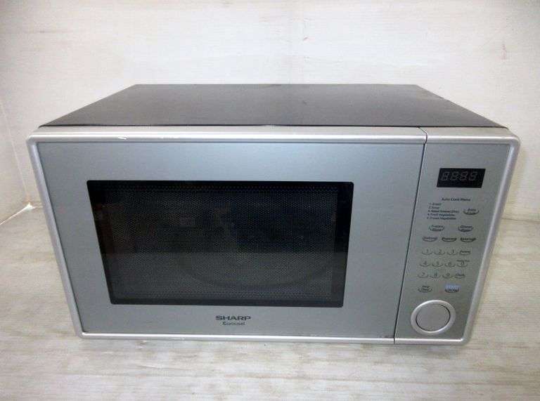 Sharp carousel microwave, 20 1/4"W x 14 1/2"D x 12"H, used, works great