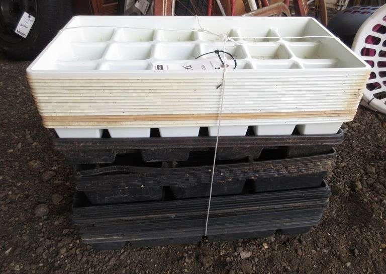 Assorted nursery plant trays Albrecht Auction Service
